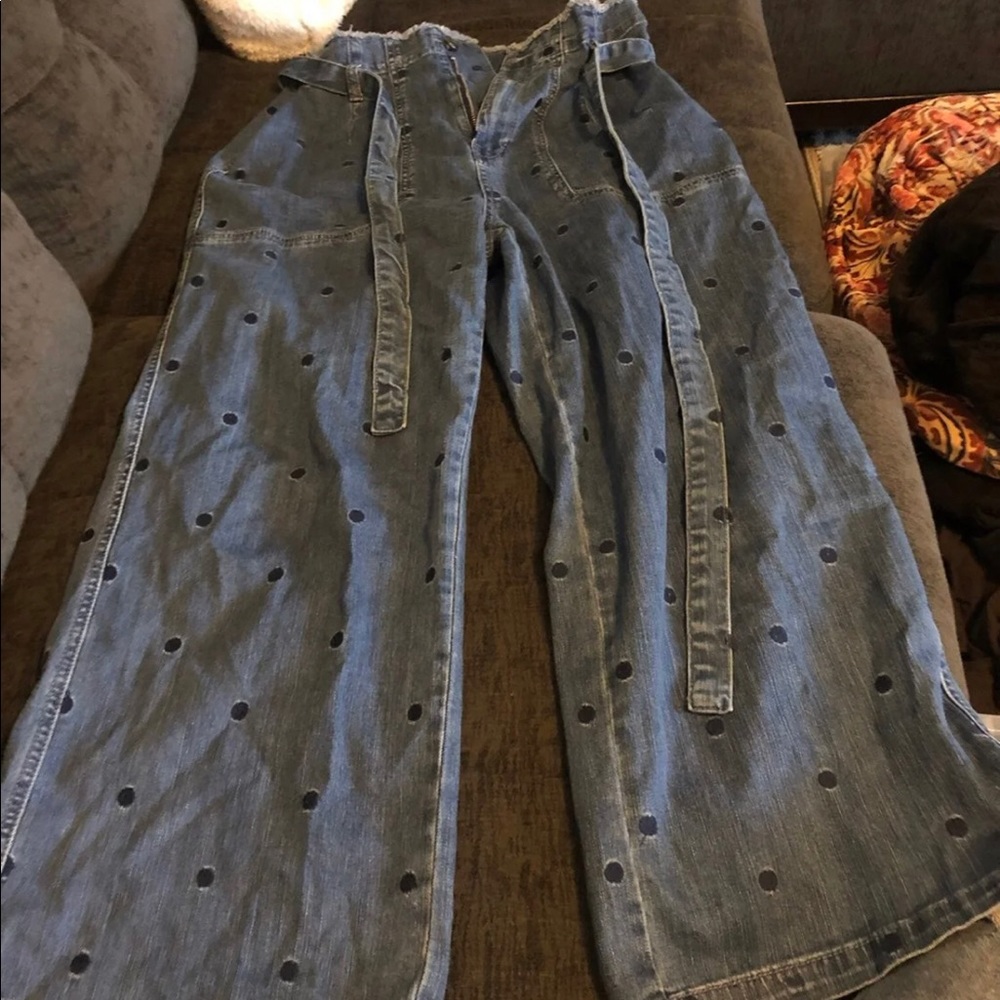 Roolee Dotted denim Pants